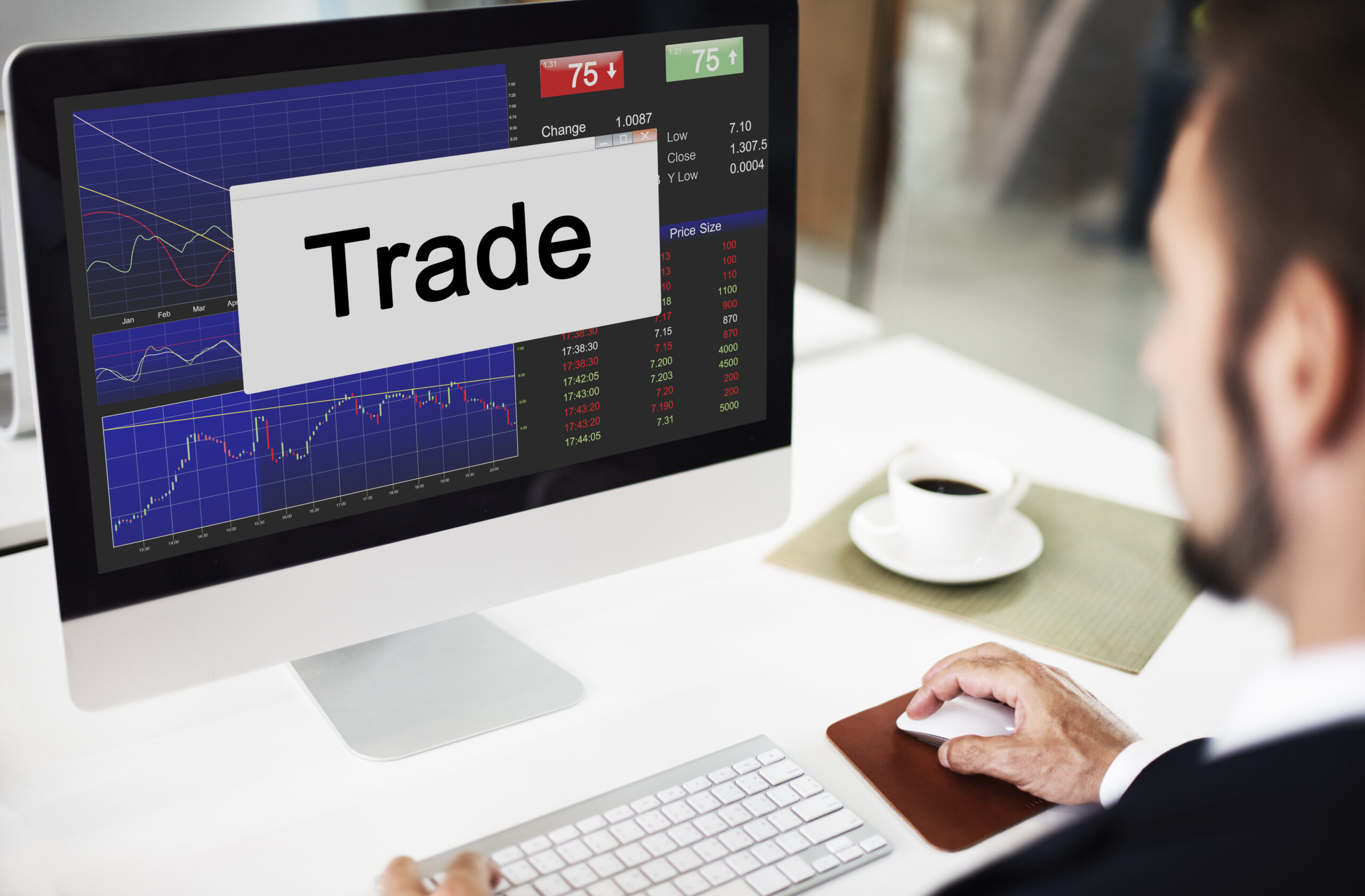 investment stocks market business economy concept